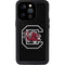 University of South Carolina Gamecocks Logo Black iPhone 15 Pro Waterproof Case